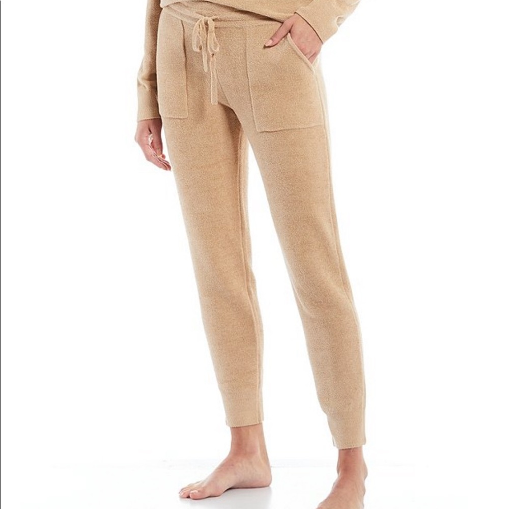 Barefoot dreams NWT Cozychic Ultra Light Fleece Drawstring Lounge Joggers
